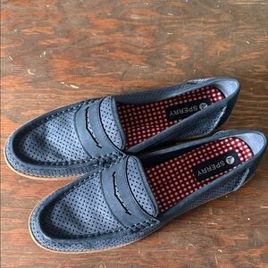Sperry Men's Navy Perforated Loafers
